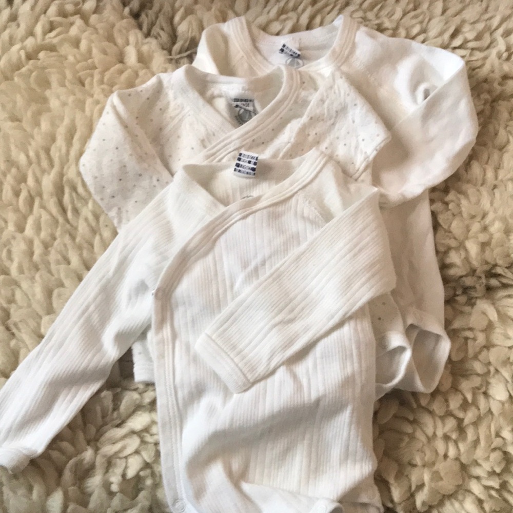 Petit Bateau onsie pack
